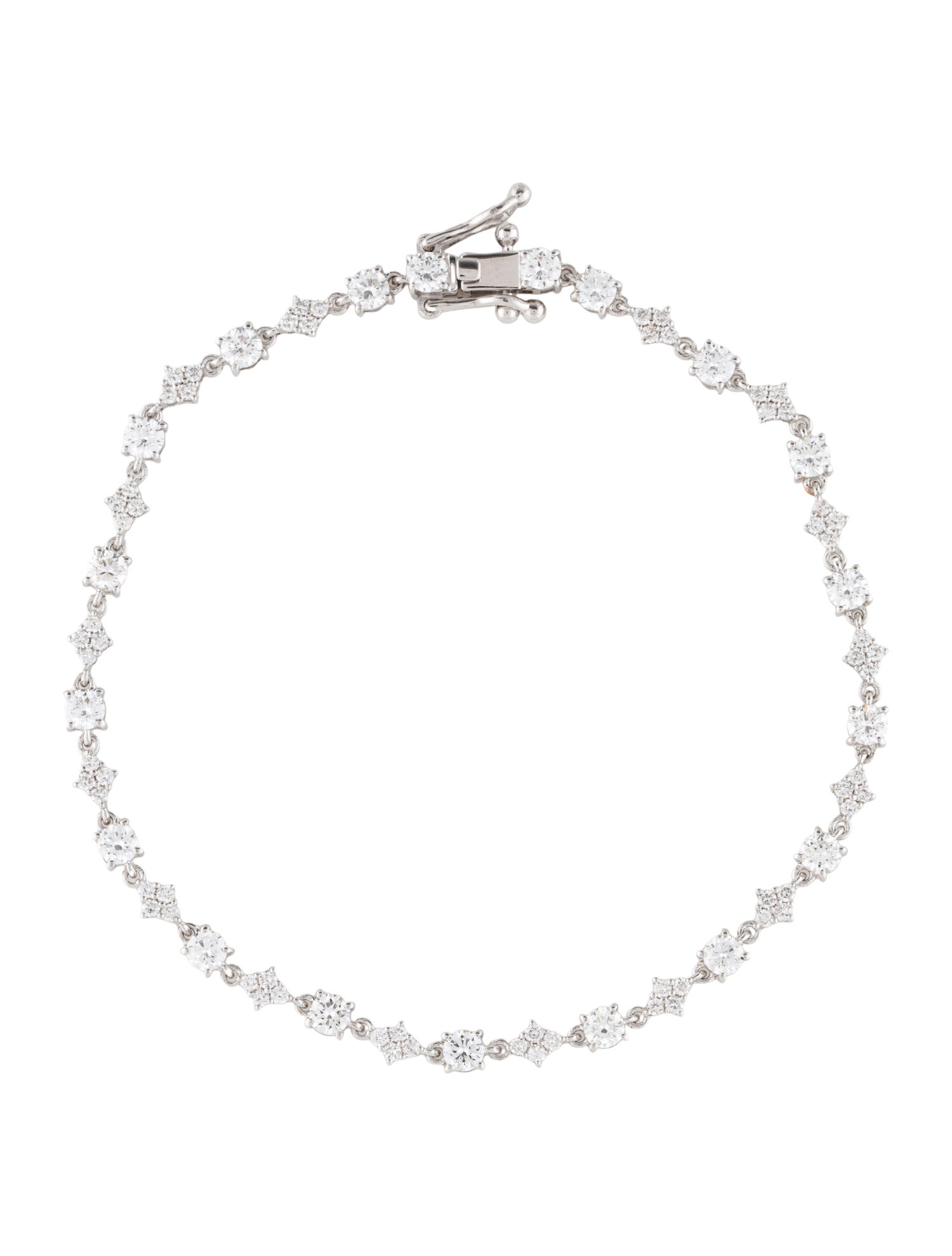 Bracelet 14K 2.50ctw Lab-Grown Diamond Link Bracelet
