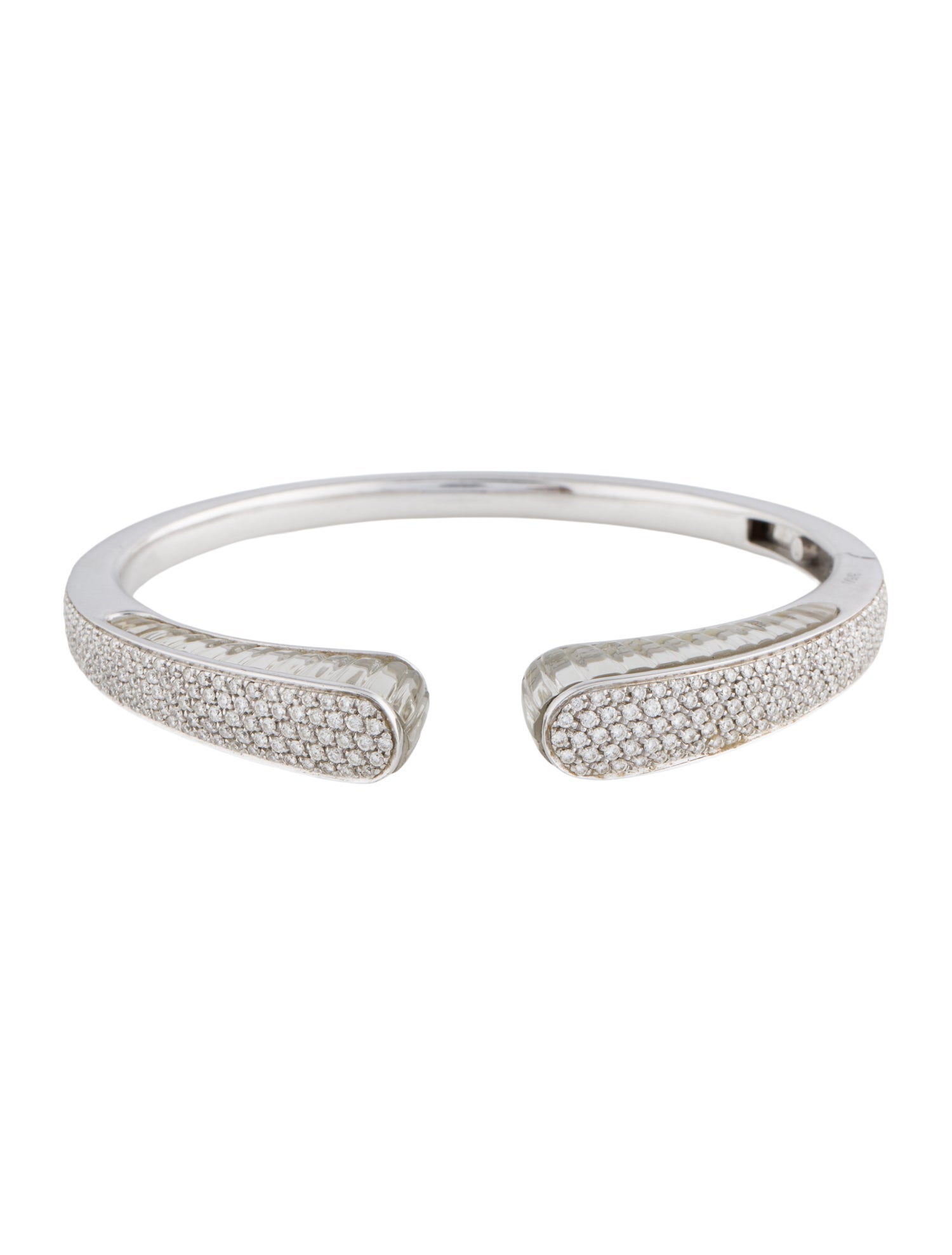 Bracelet Io Si 18K Quartz & Diamond Cuff Bracelet
