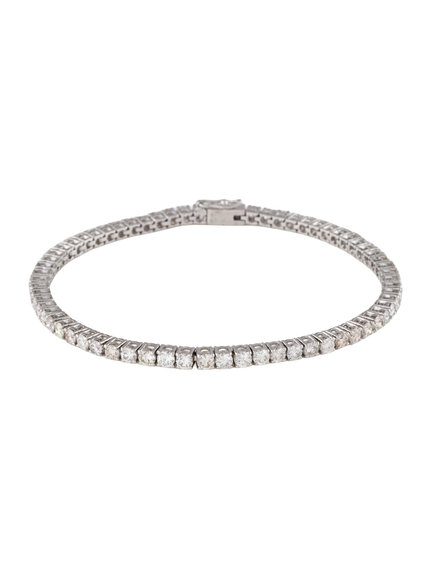 Bracelet 14K 5.38ctw Diamond Tennis Link Bracelet