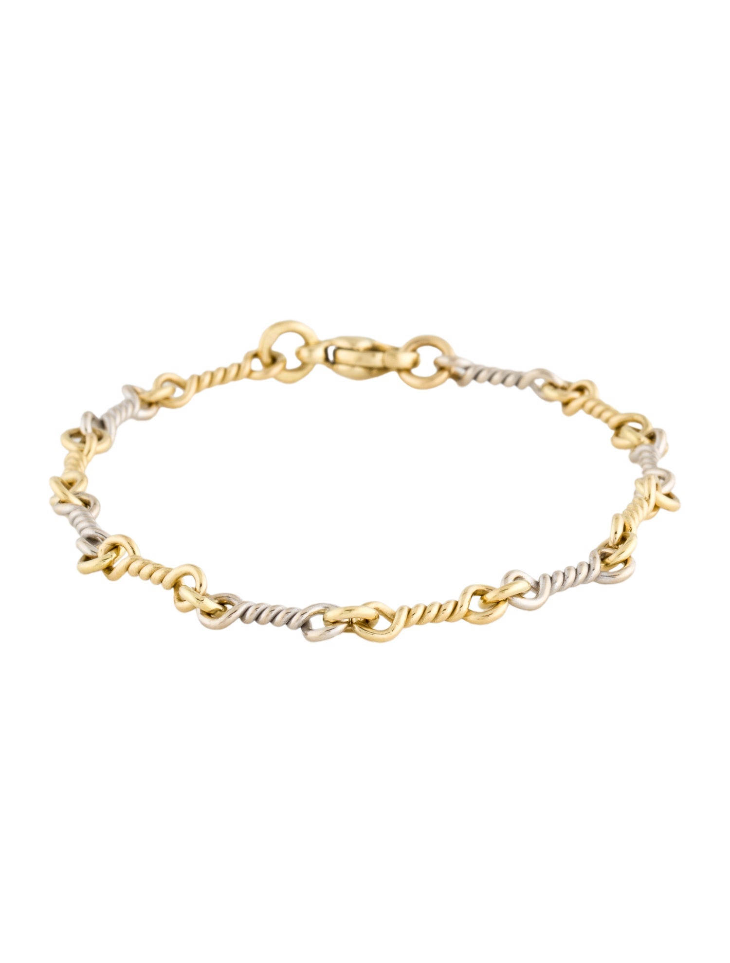 Justine Clenquet Crystal Shanon Link Bracelet - Pink, Brass