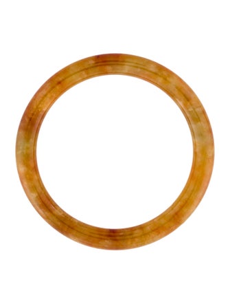 Bracelet Dyed Jadeite Carved Slip-On Bangle Bracelet