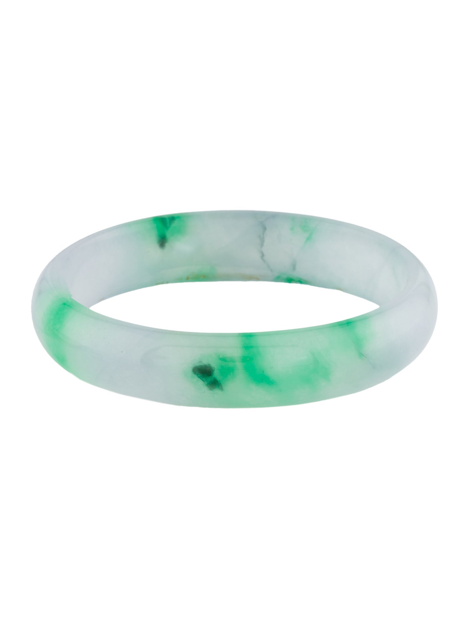Bracelet Dyed Jadeite Carved Slip-On Bangle Bracelet