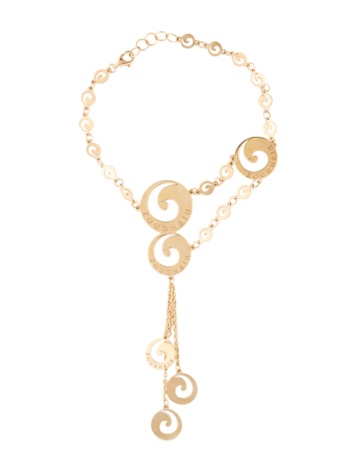 Bracelet Zoughaib 18K Swirl Link
