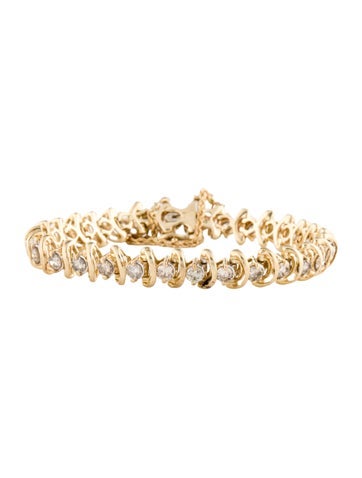Bracelet Link 14K 4.50ctw Diamond