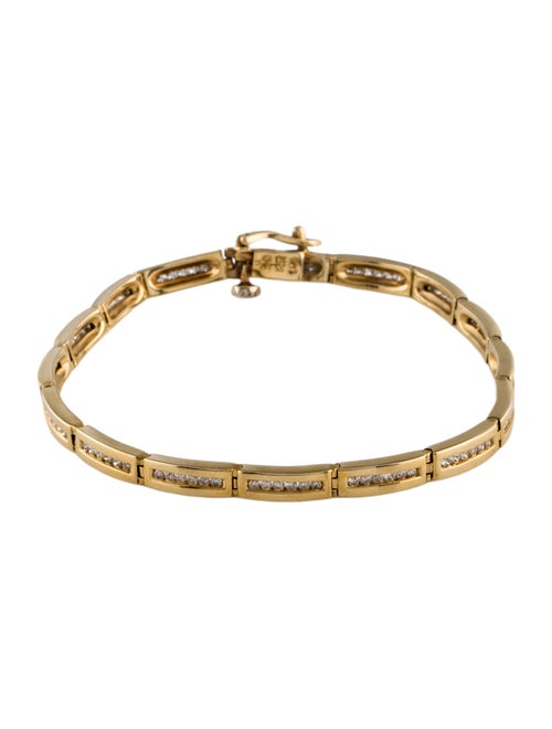 Bracelet 14K Diamond Channel Set