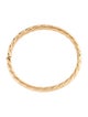 Bracelet 14K Twisted Hinge Bangle