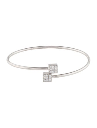 Bracelet 14K Diamond Bypass Bangle Bracelet