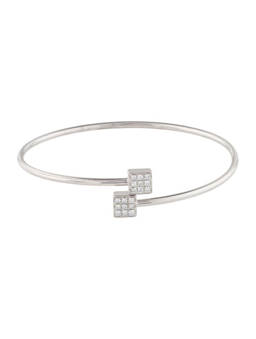 Bracelet 14K Diamond Bypass Bangle Bracelet