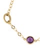 Bracelet 14K Amethyst Link Bracelet