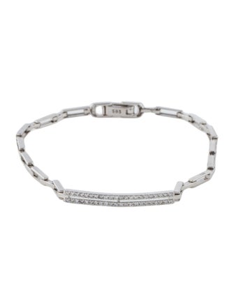 Bracelet 14K Diamond Link Bracelet