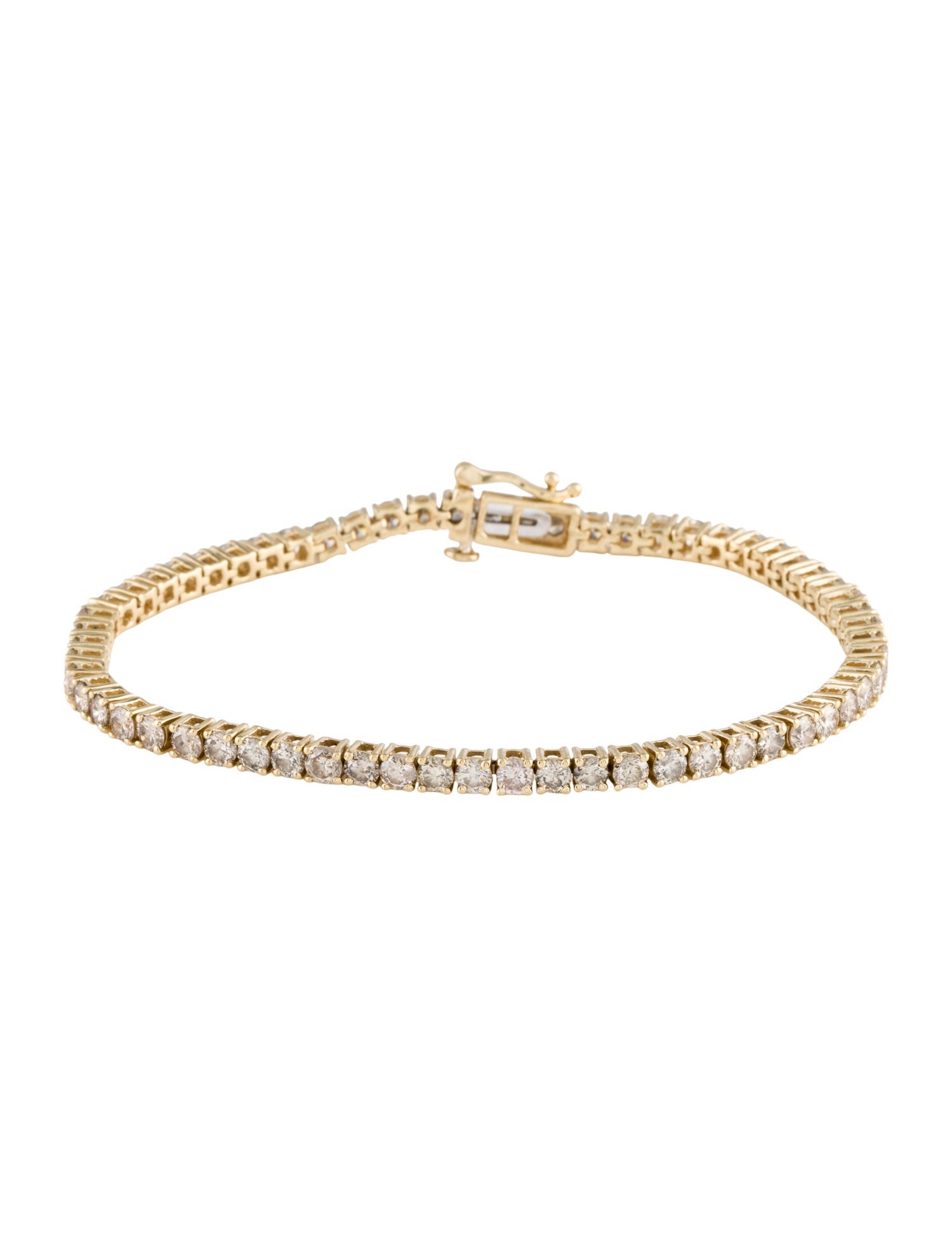 Bracelet 14K 6.20ctw Diamond Tennis Bracelet