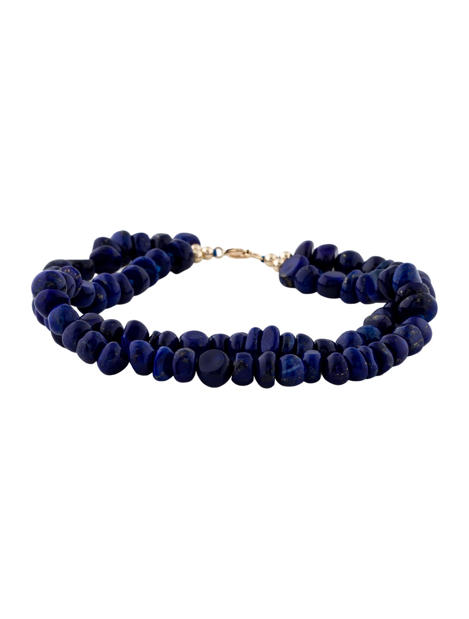 Bracelet 14K Lapis Lazuli Bead Bracelet
