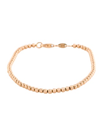 Bracelet 18K Bead Link Bracelet
