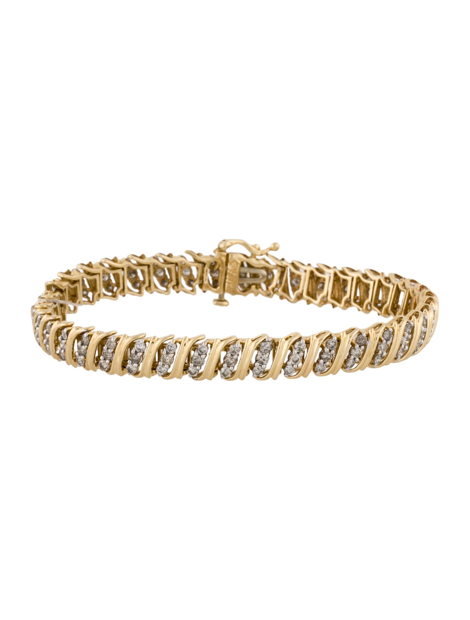Bracelet 14K 2.47ctw Diamond Link Bracelet