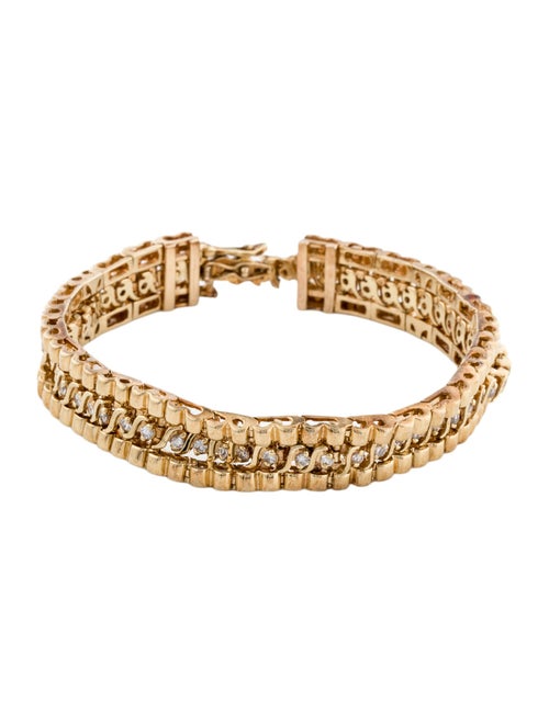 Bracelet 14K 1.35ctw Diamond Link Bracelet