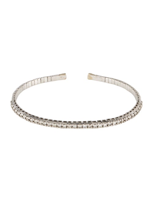 Bracelet 14K Diamond Flex Cuff Bracelet