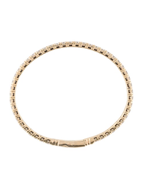 Bracelet 14K 4.23ctw Lab Grown Diamond Flexible Bangle