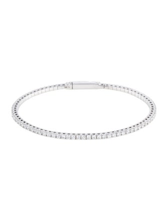 Bracelet 14K 2.25ctw Lab-Grown Diamond Tennis Flexible Bangle Bracelet