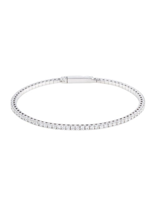 Bracelet 14K 2.25ctw Lab-Grown Diamond Tennis Flexible Bangle Bracelet