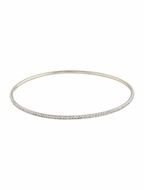 Bracelet 14K Diamond Thin Bangle