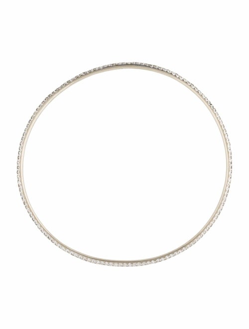 Bracelet 14K Diamond Thin Bangle