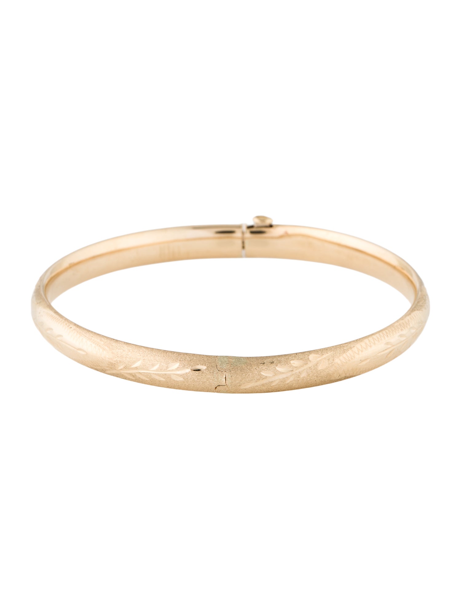 Bracelet 14K Kids Hinged Bangle Bracelet