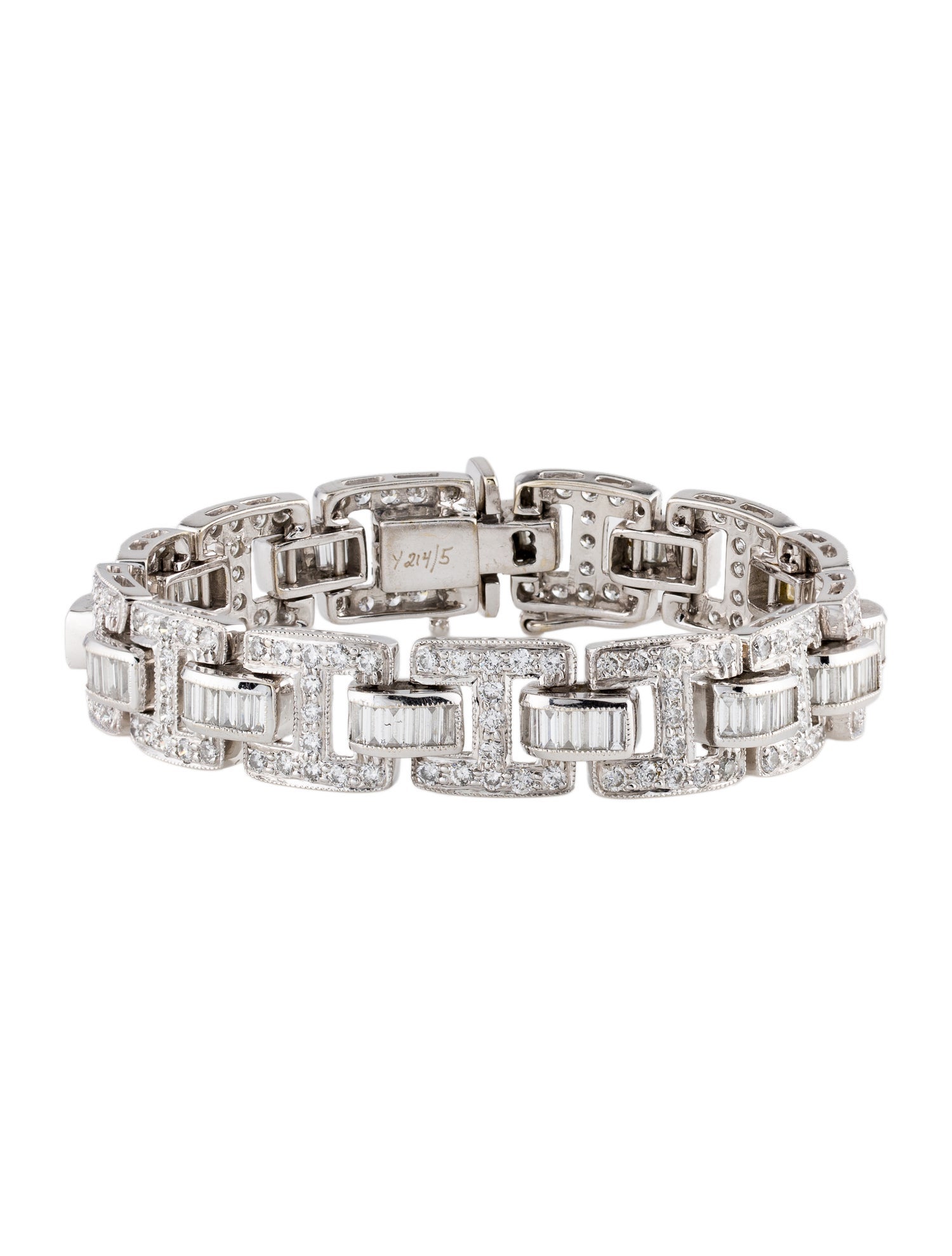 Bracelet 18K 8.57ctw Diamond Link Bracelet