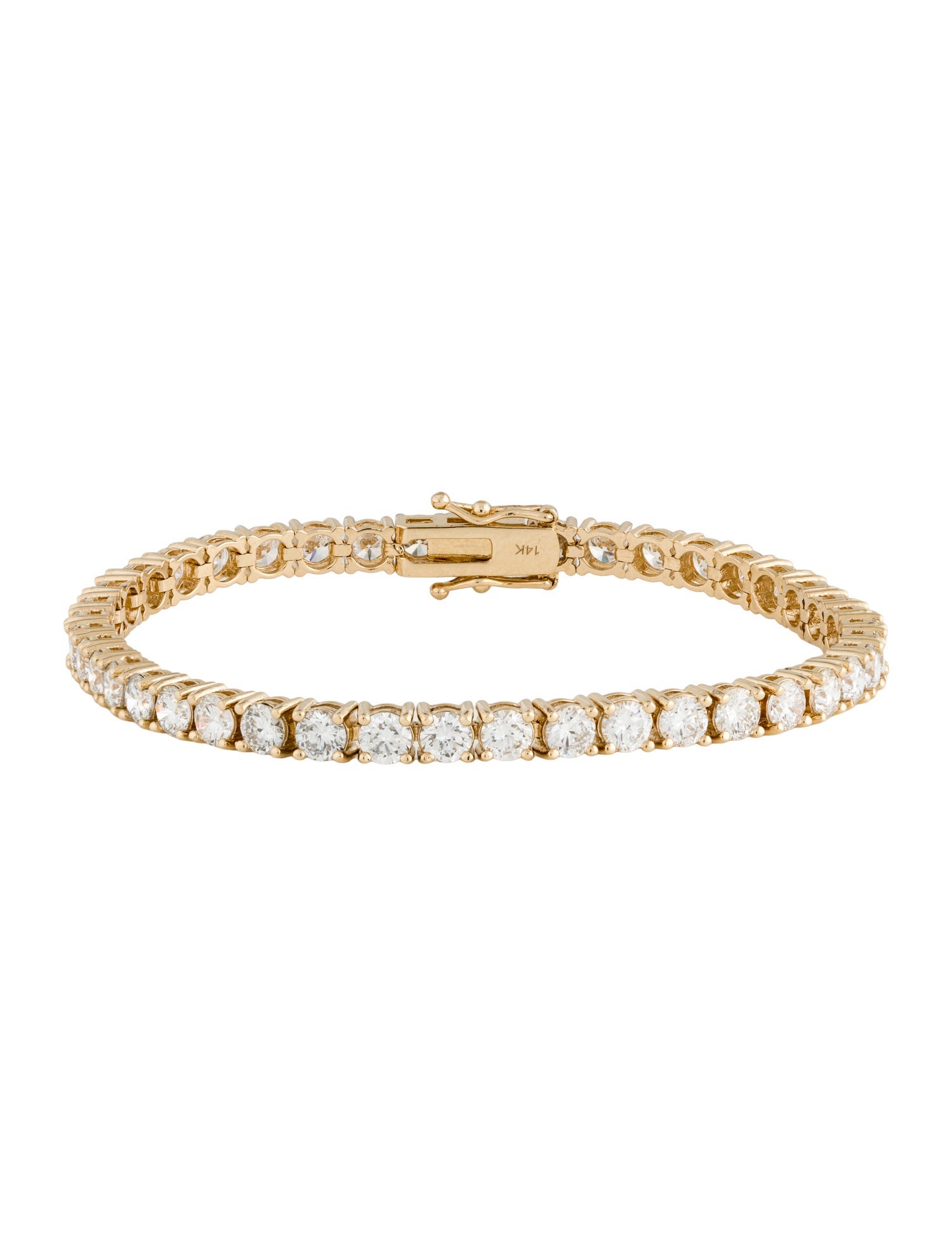 Bracelet 14K 8.68ctw Lab-Grown Diamond Tennis Bracelet
