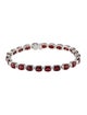 Bracelet 14K Garnet Link Bracelet