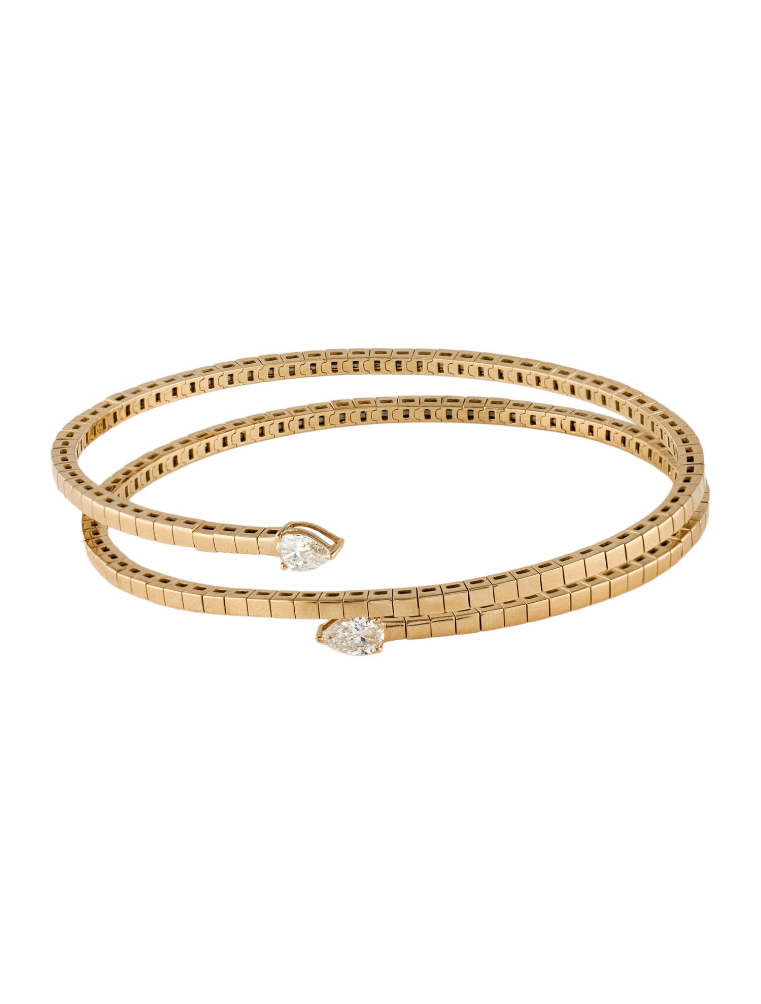 Bracelet 18K Diamond Wrap Flex Bracelet