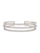 Bracelet 14K 2.16ctw Diamond Three Row Cuff Bracelet