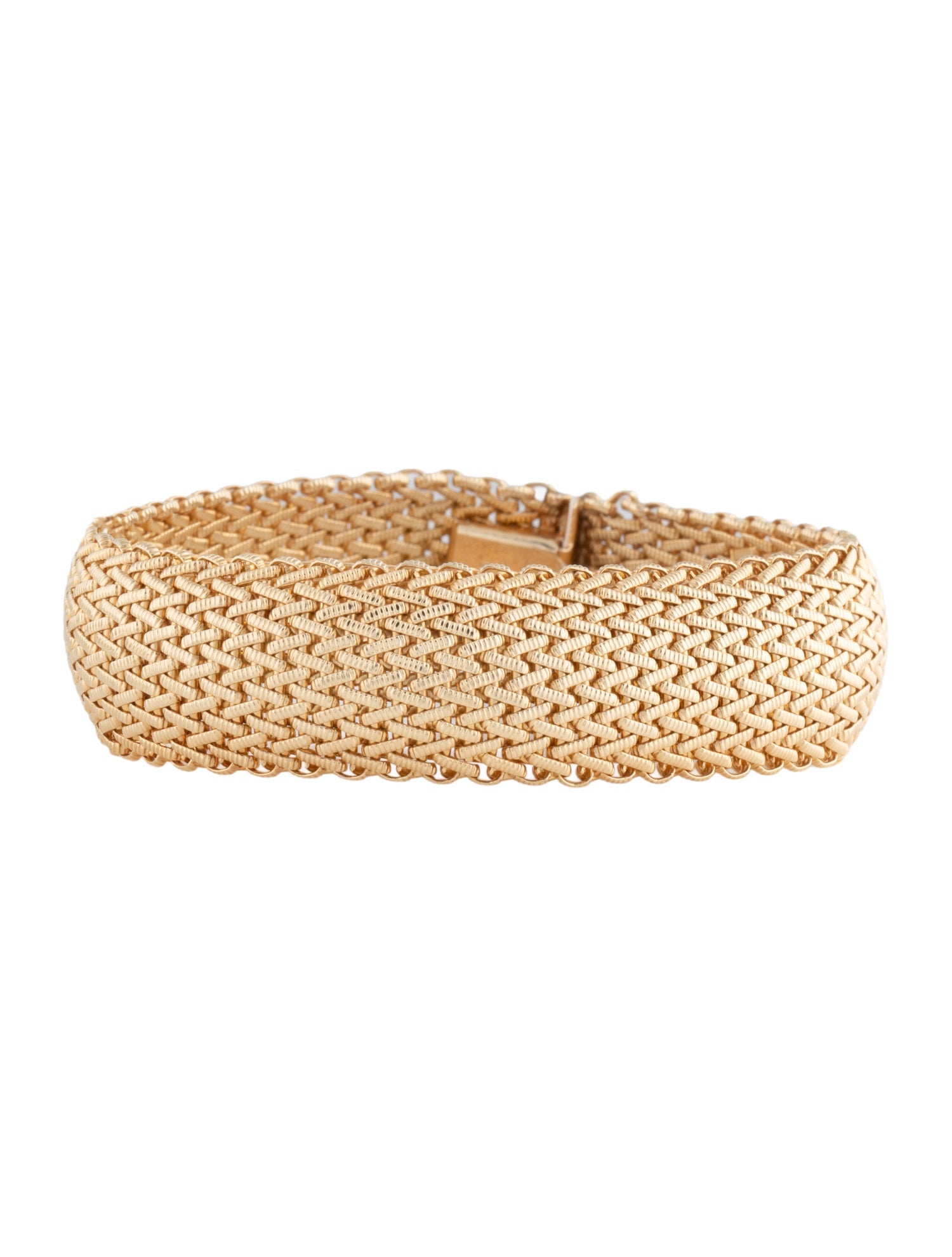 Bracelet 14K Woven Link Bracelet