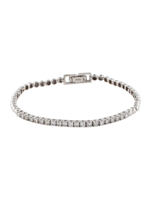 Bracelet 14K 1.00ctw Diamond Bead Link Bracelet