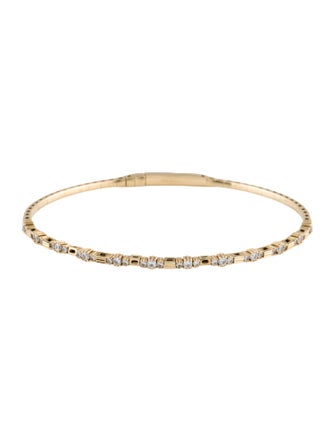 Bracelet 14K Diamond Flex Bangle Bracelet