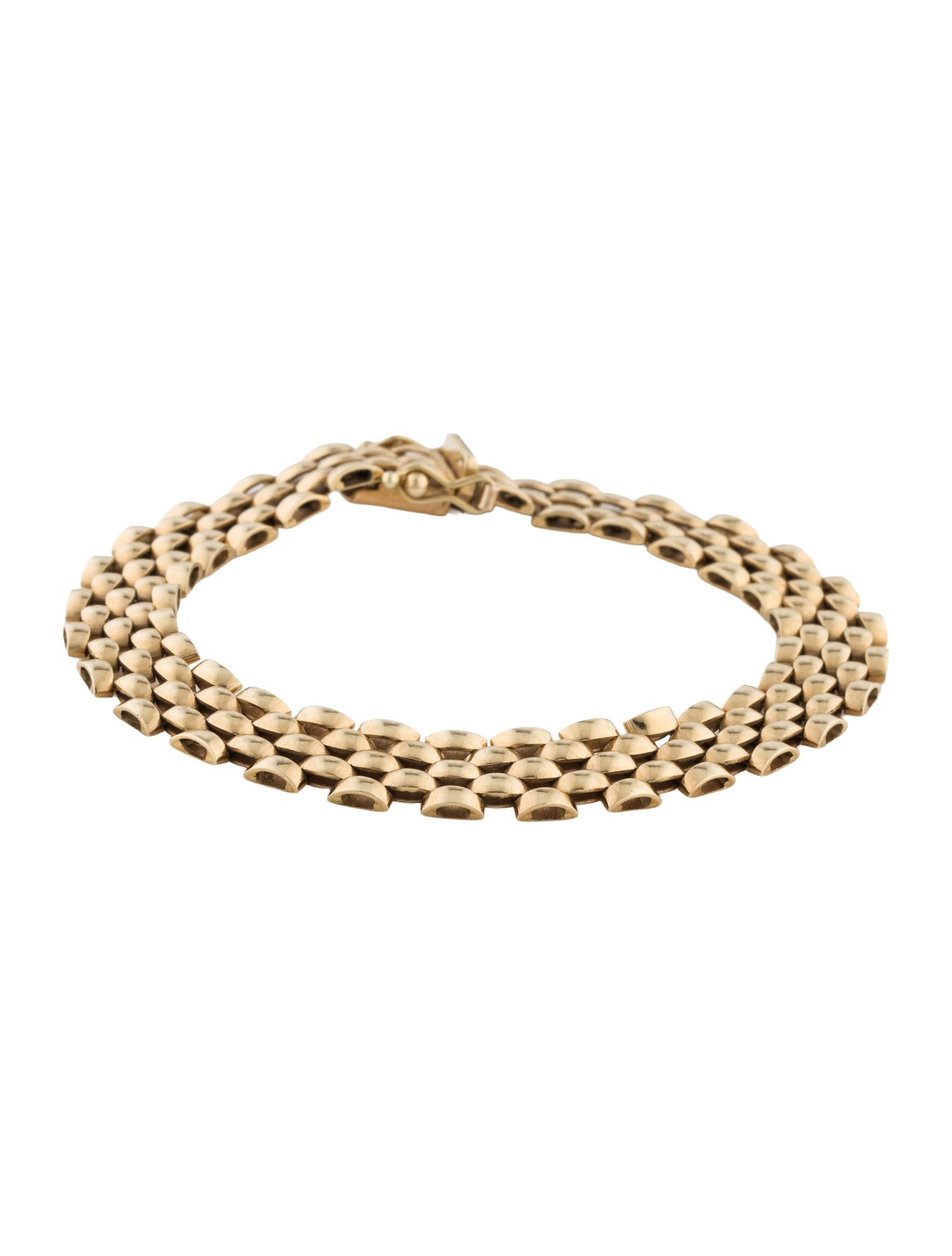 Bracelet 14K Panther Style Bracelet