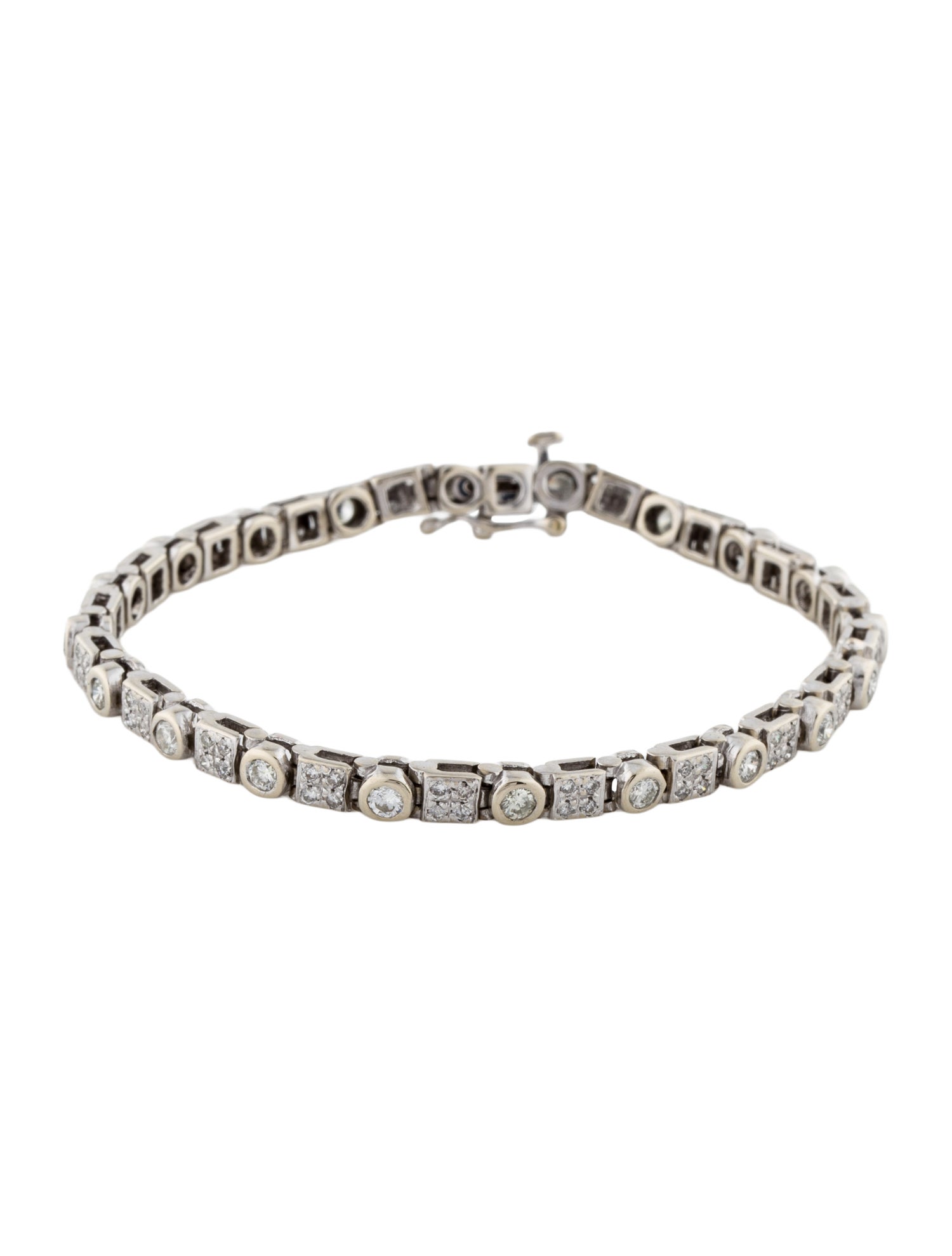 Bracelet 18K 2.00ctw Diamond Line