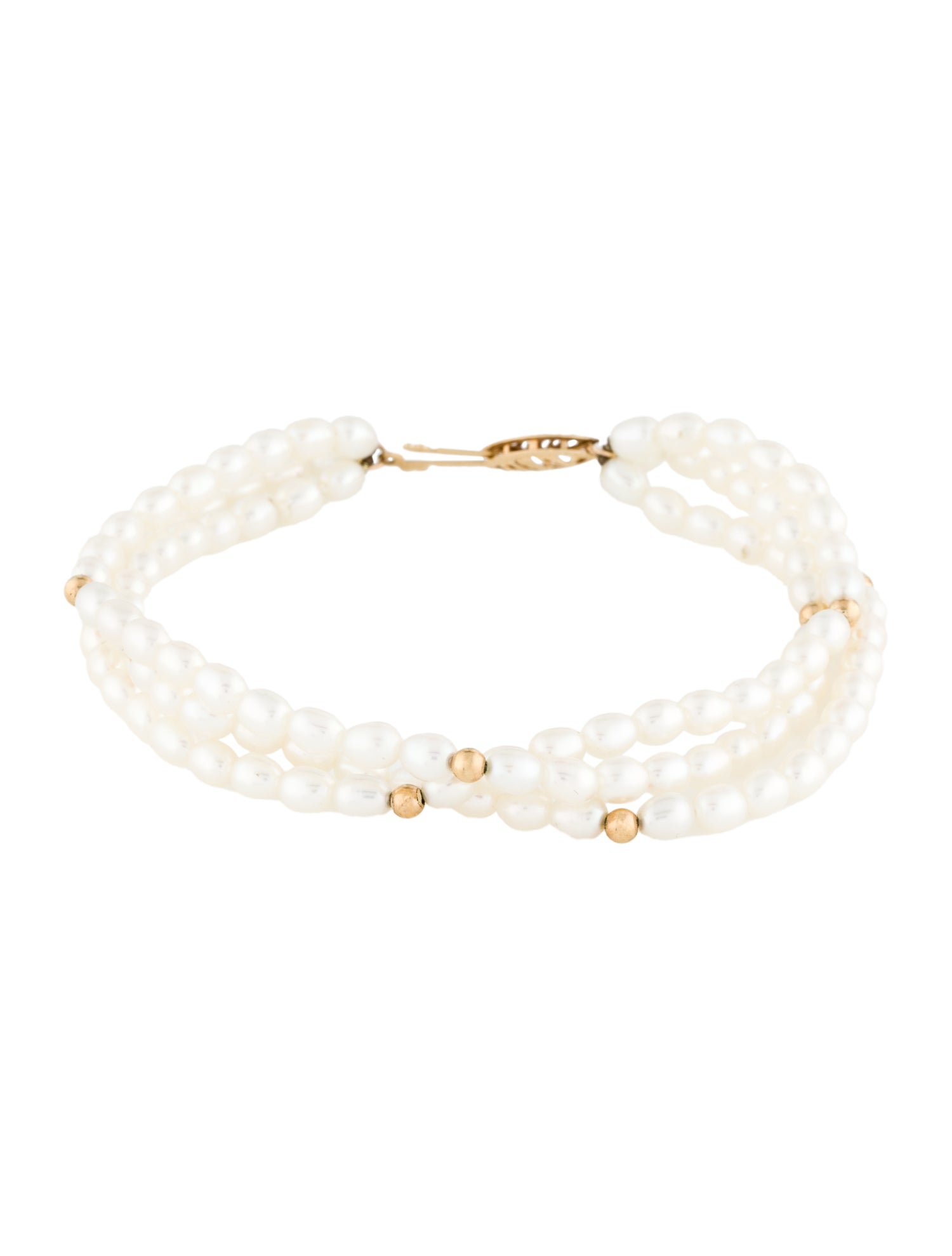 Bracelet 14K Pearl Multistrand Bracelet