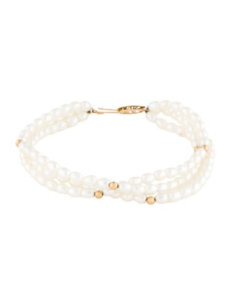 Bracelet 14K Pearl Multistrand Bracelet
