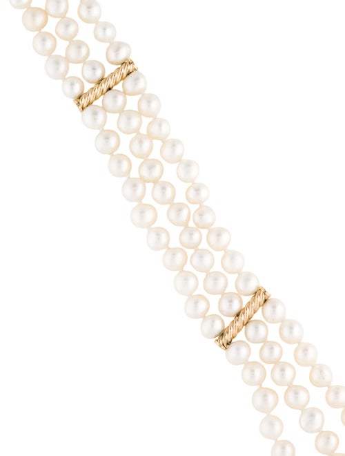 Bracelet 14K Pearl Multistrand Bead Bracelet