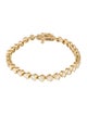 Bracelet 14K 7.50ctw Diamond Half Moon Link Bracelet