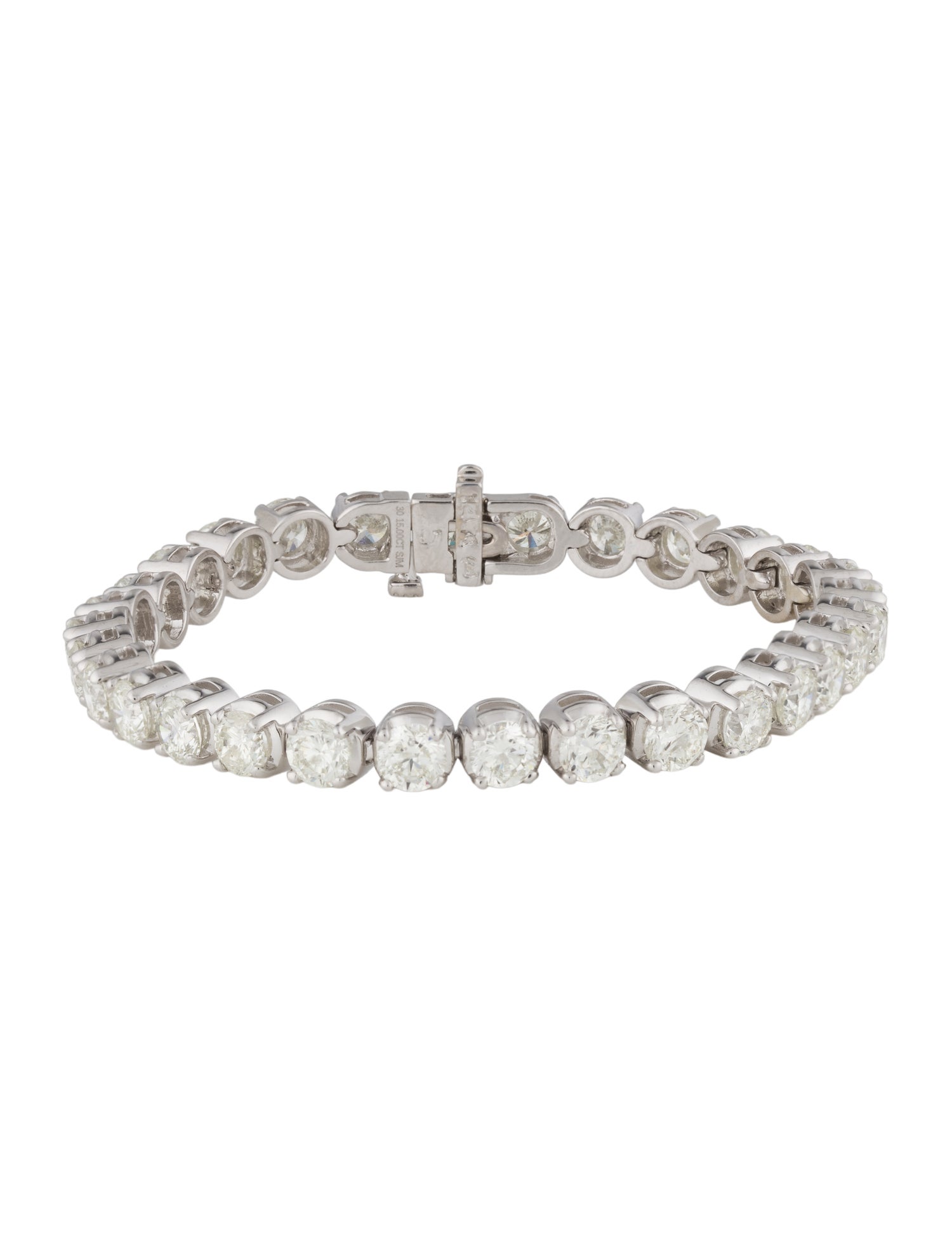 Bracelet 14K 15.00ctw Diamond Tennis Bracelet