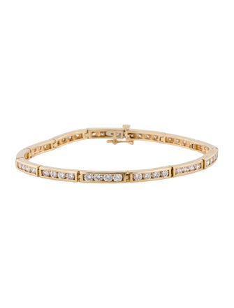 Bracelet 14K 4.16ctw Diamond Link Bracelet