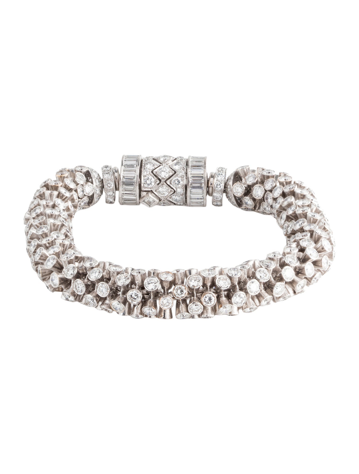 Bracelet 18K 5.40ctw Diamond Link Bracelet