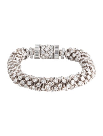 Bracelet 18K 5.40ctw Diamond Link Bracelet