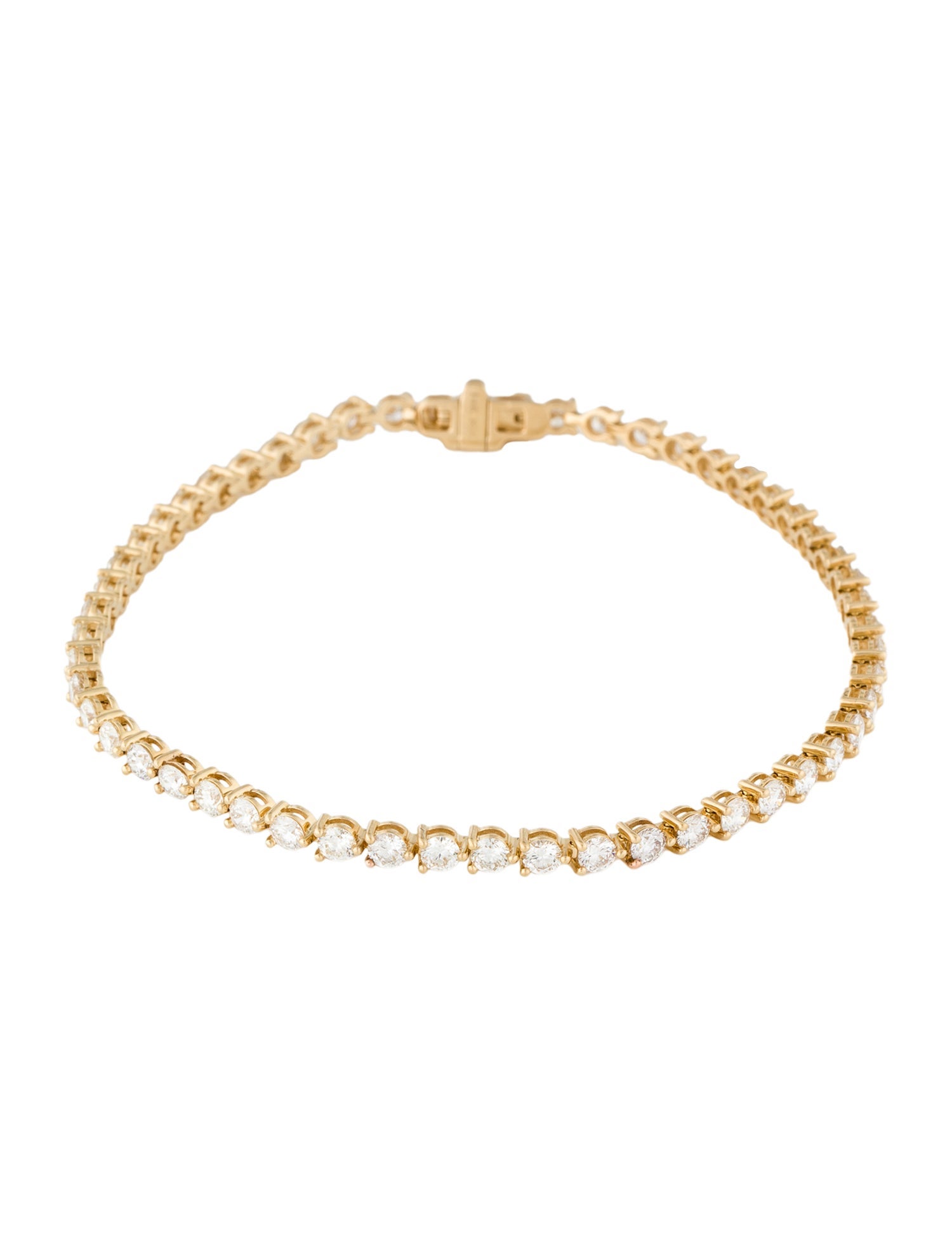 Bracelet 14K 3.95ctw Diamond Tennis Bracelet