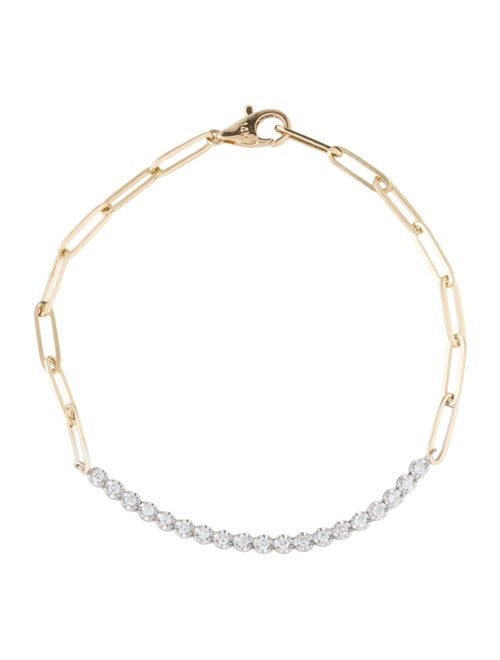 Bracelet 14K Diamond Link Bracelet