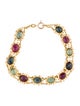 Bracelet 14K 8.18ctw Sapphire & Ruby Station Bracelet