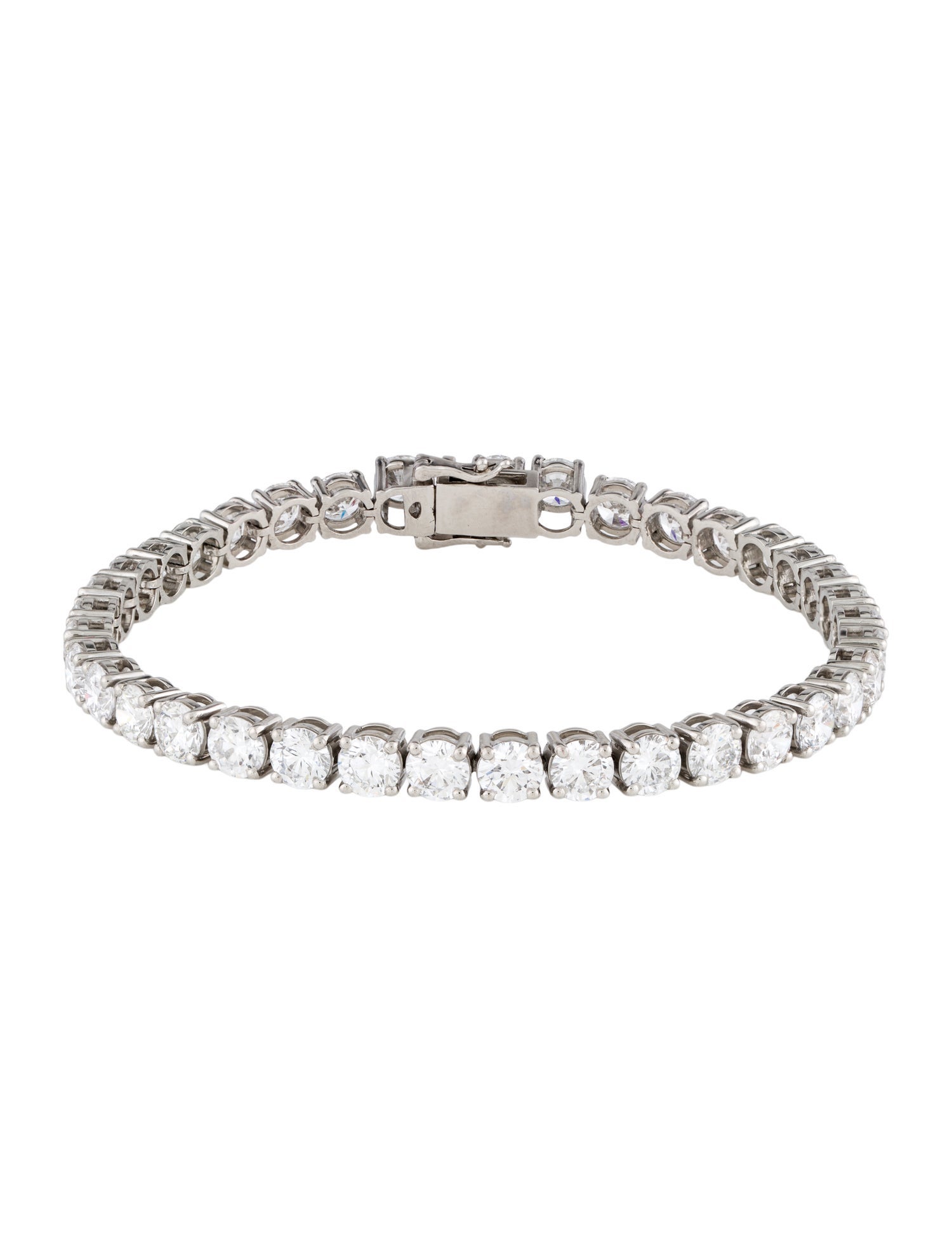 Bracelet Platinum 12.21ctw Lab-Grown Diamond Tennis