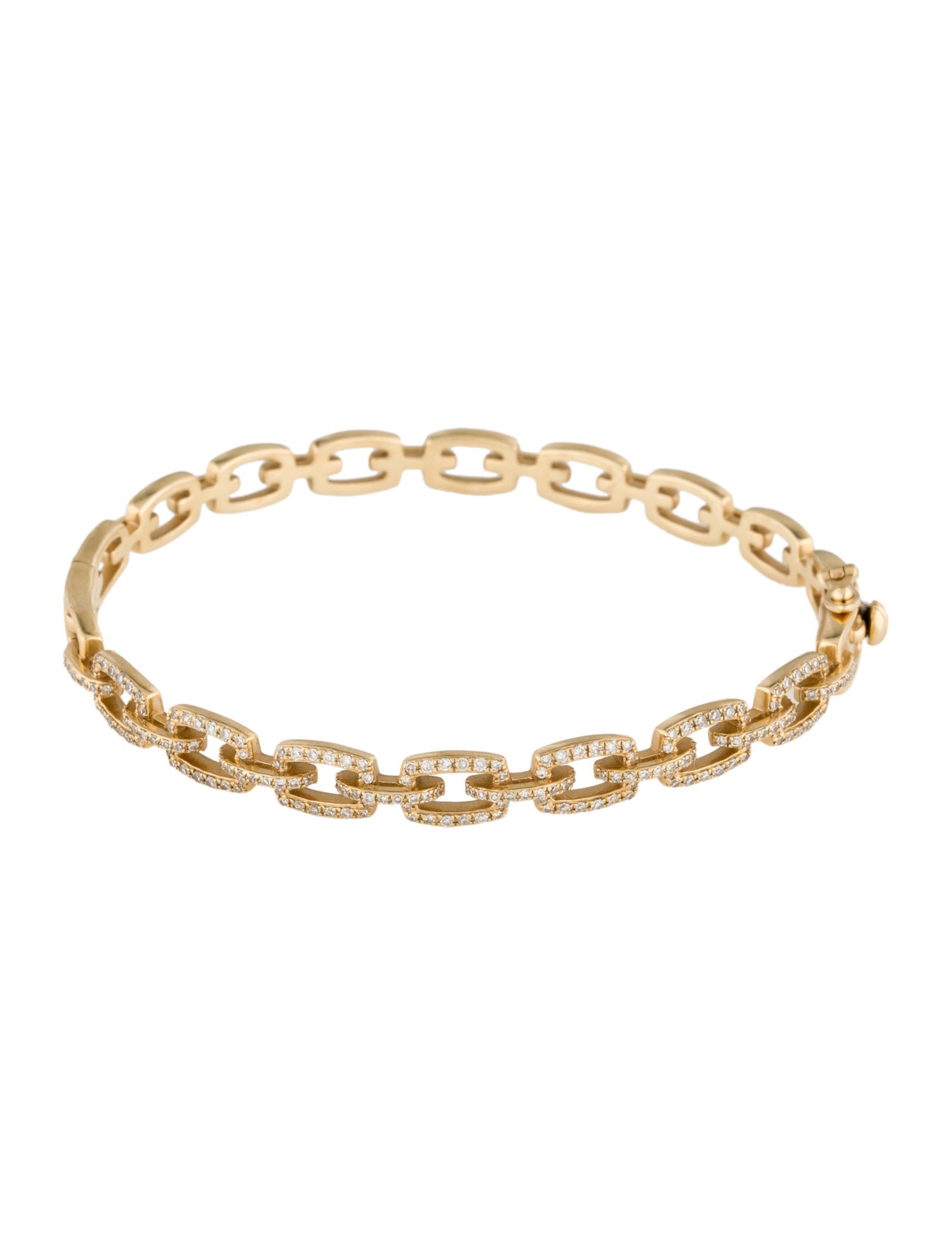 Bracelet 14K Diamond Link Bracelet