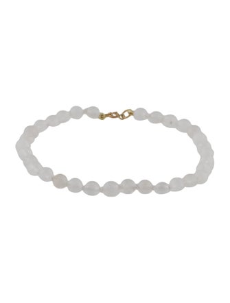 Bracelet 14K Quartzite Bead Bracelet